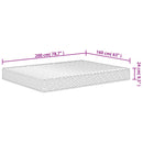 vidaXL közepesen puha habmatrac 160x200 cm