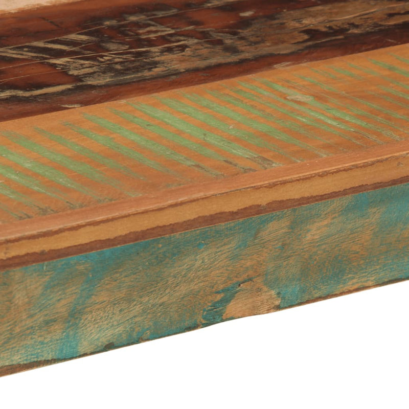 vidaXL tömör újrahasznosított fa étkezőasztal 110 x 55 x 76 cm