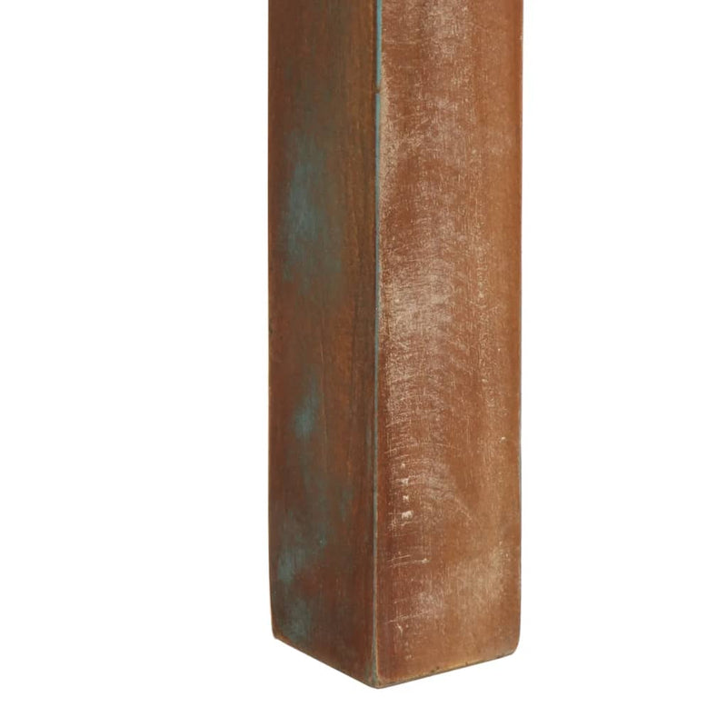 vidaXL tömör újrahasznosított fa étkezőasztal 110 x 55 x 76 cm