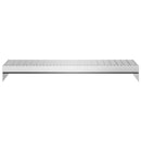vidaXL horganyzott acél rácsos lépcsőfok 60 x 24 x 7 cm