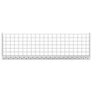 vidaXL horganyzott acél rácsos lépcsőfok 80 x 24 x 7 cm