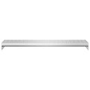vidaXL horganyzott acél rácsos lépcsőfok 80 x 24 x 7 cm