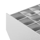 vidaXL horganyzott acél rácsos lépcsőfok 80 x 24 x 7 cm