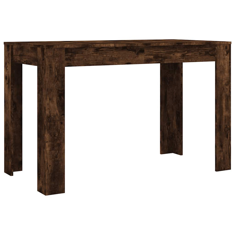 vidaXL füstös tölgy színű szerelt fa étkezőasztal 120 x 60 x 76 cm