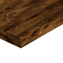 vidaXL 4 db füstös tölgy színű szerelt fa fali polc 40 x 10 x 1,5 cm