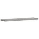 vidaXL 4 db szürke sonoma színű szerelt fa fali polc 40 x 10 x 1,5 cm