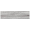 vidaXL 4 db szürke sonoma színű szerelt fa fali polc 40 x 10 x 1,5 cm