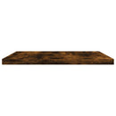 vidaXL 4 db füstös tölgy színű szerelt fa fali polc 40 x 30 x 1,5 cm