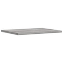 vidaXL 4 db szürke sonoma színű szerelt fa fali polc 40 x 30 x 1,5 cm