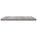 vidaXL 4 db szürke sonoma színű szerelt fa fali polc 40 x 30 x 1,5 cm