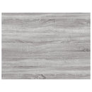 vidaXL 4 db szürke sonoma színű szerelt fa fali polc 40 x 30 x 1,5 cm