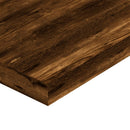 vidaXL 4 db füstös tölgy színű szerelt fa fali polc 60 x 10 x 1,5 cm