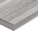 vidaXL 4 db szürke sonoma színű szerelt fa fali polc 60 x 10 x 1,5 cm