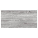 vidaXL 4 db szürke sonoma színű szerelt fa fali polc 60 x 20 x 1,5 cm