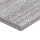 vidaXL 4 db szürke sonoma színű szerelt fa fali polc 60 x 20 x 1,5 cm