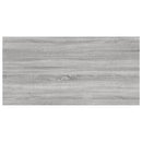 vidaXL 4 db szürke sonoma színű szerelt fa fali polc 60 x 30 x 1,5 cm