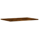 vidaXL 4 db füstös tölgy színű szerelt fa fali polc 60 x 40 x 1,5 cm