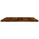 vidaXL 4 db füstös tölgy színű szerelt fa fali polc 60 x 40 x 1,5 cm