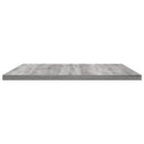 vidaXL 4 db szürke sonoma színű szerelt fa fali polc 60 x 40 x 1,5 cm