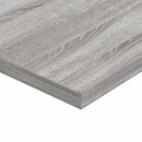 vidaXL 4 db szürke sonoma színű szerelt fa fali polc 60 x 40 x 1,5 cm