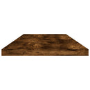 vidaXL 4 db füstös tölgy színű szerelt fa fali polc 80 x 20 x 1,5 cm