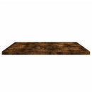 vidaXL 4 db füstös tölgy színű szerelt fa fali polc 80 x 40 x 1,5 cm