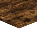 vidaXL 4 db füstös tölgy színű szerelt fa fali polc 80 x 40 x 1,5 cm