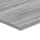 vidaXL 4 db szürke sonoma színű szerelt fa fali polc 80 x 40 x 1,5 cm