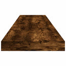 vidaXL 4 db füstös tölgy színű szerelt fa fali polc 100 x 10 x 1,5 cm