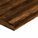 vidaXL 4 db füstös tölgy színű szerelt fa fali polc 100 x 10 x 1,5 cm