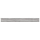 vidaXL 4 db szürke sonoma színű szerelt fa fali polc 100 x 10 x 1,5 cm