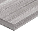 vidaXL 4 db szürke sonoma színű szerelt fa fali polc 100 x 10 x 1,5 cm