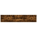 vidaXL 4 db füstös tölgy színű szerelt fa fali polc 100 x 20 x 1,5 cm