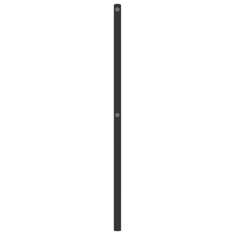 vidaXL fekete fém fejtámla 90 cm