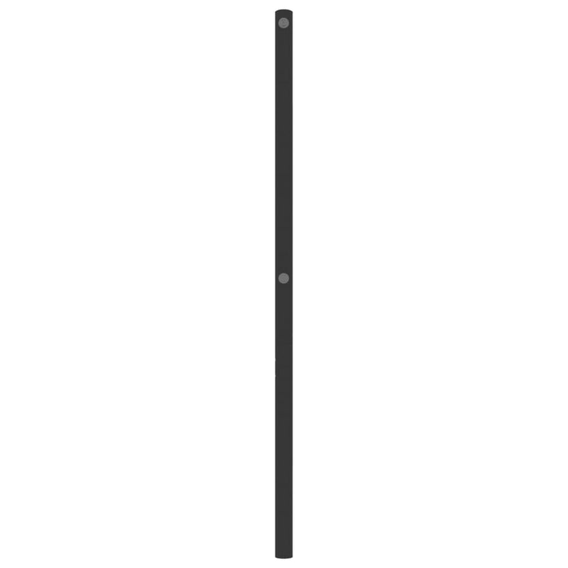 vidaXL fekete fém fejtámla 140 cm
