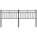 vidaXL fekete fém csere fejtámla 193 cm