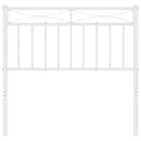 vidaXL fehér fém fejtámla 90 cm