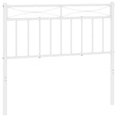 vidaXL fehér fém csere fejtámla 100 cm