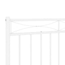 vidaXL fehér fém csere fejtámla 100 cm