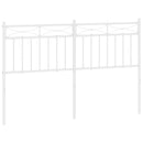 vidaXL fehér fém csere fejtámla 135 cm