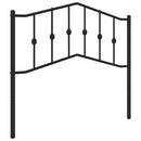vidaXL fekete fém csere fejtámla 100 cm