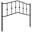 vidaXL fekete fém csere fejtámla 107 cm