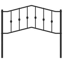 vidaXL fekete fém csere fejtámla 107 cm
