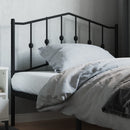 vidaXL fekete fém csere fejtámla 107 cm