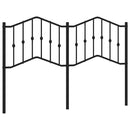 vidaXL fekete fém csere fejtámla 135 cm