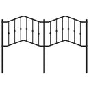 vidaXL fekete fém csere fejtámla 135 cm