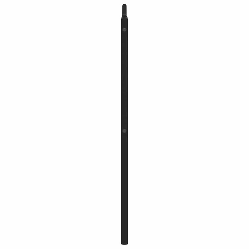 vidaXL fekete fém fejtámla 135 cm
