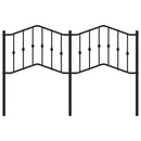 vidaXL fekete fém csere fejtámla 140 cm