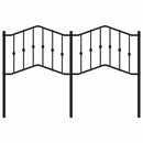 vidaXL fekete fém csere fejtámla 150 cm
