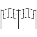 vidaXL fekete fém fejtámla 160 cm